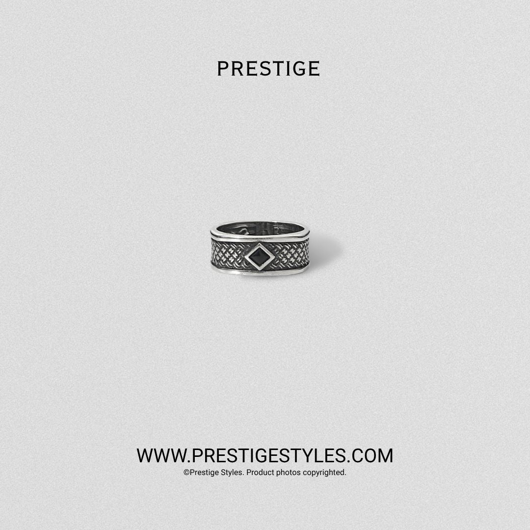 Carbon Weave Ring for Men | Modern Men's Ring BD - Prestige Styles - Bangladesh