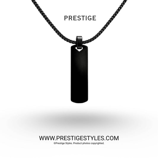 Eclipse Edge Pendant with Chain - Prestige Styles