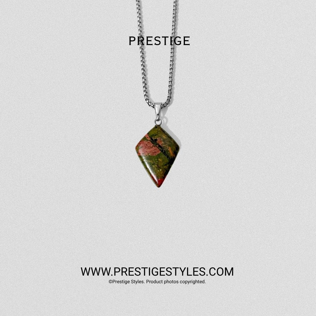 Crimson Crest Pendant with Chain - Prestige Styles - Bangladesh