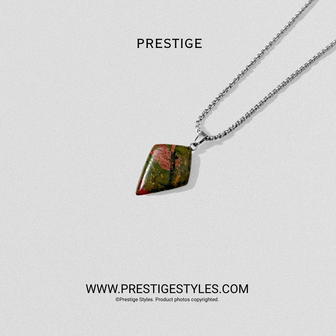 Crimson Crest Pendant with Chain - Prestige Styles - Bangladesh