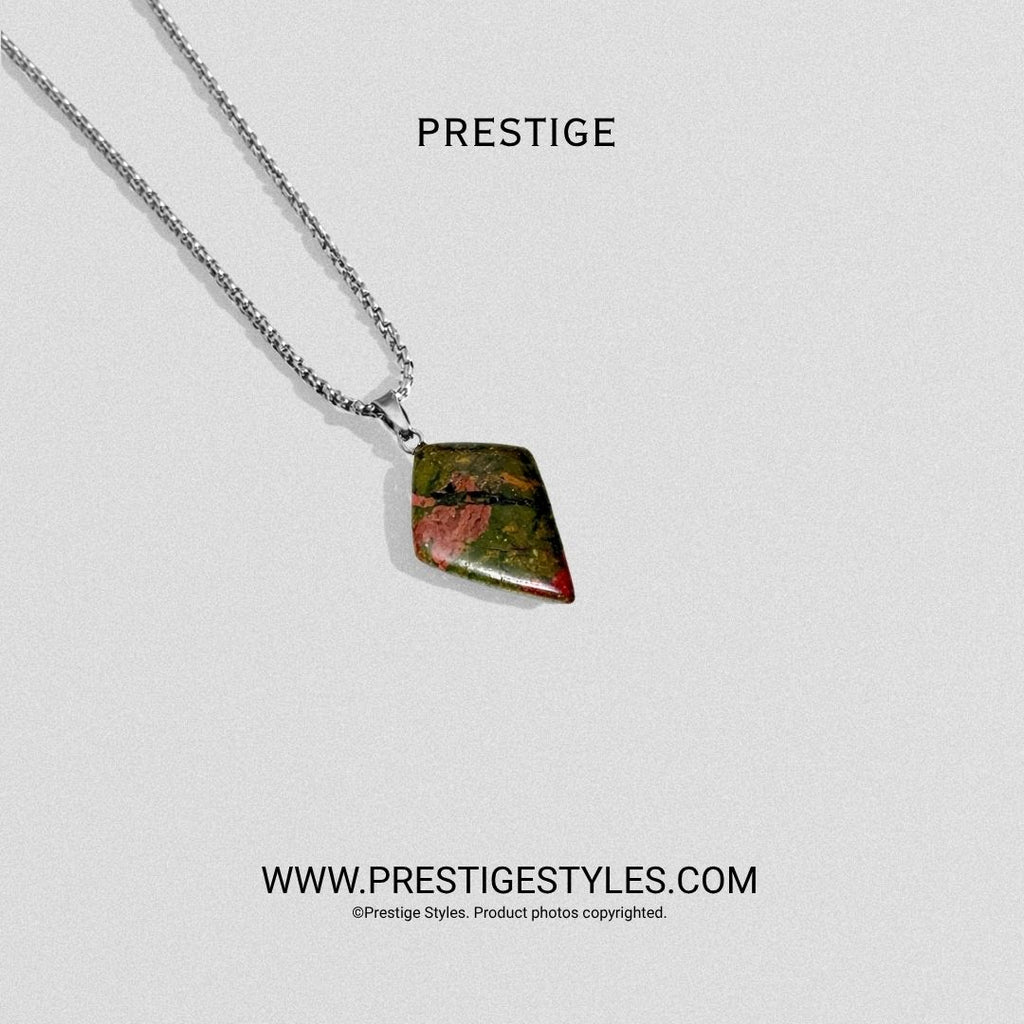 Crimson Crest Pendant with Chain - Prestige Styles - Bangladesh