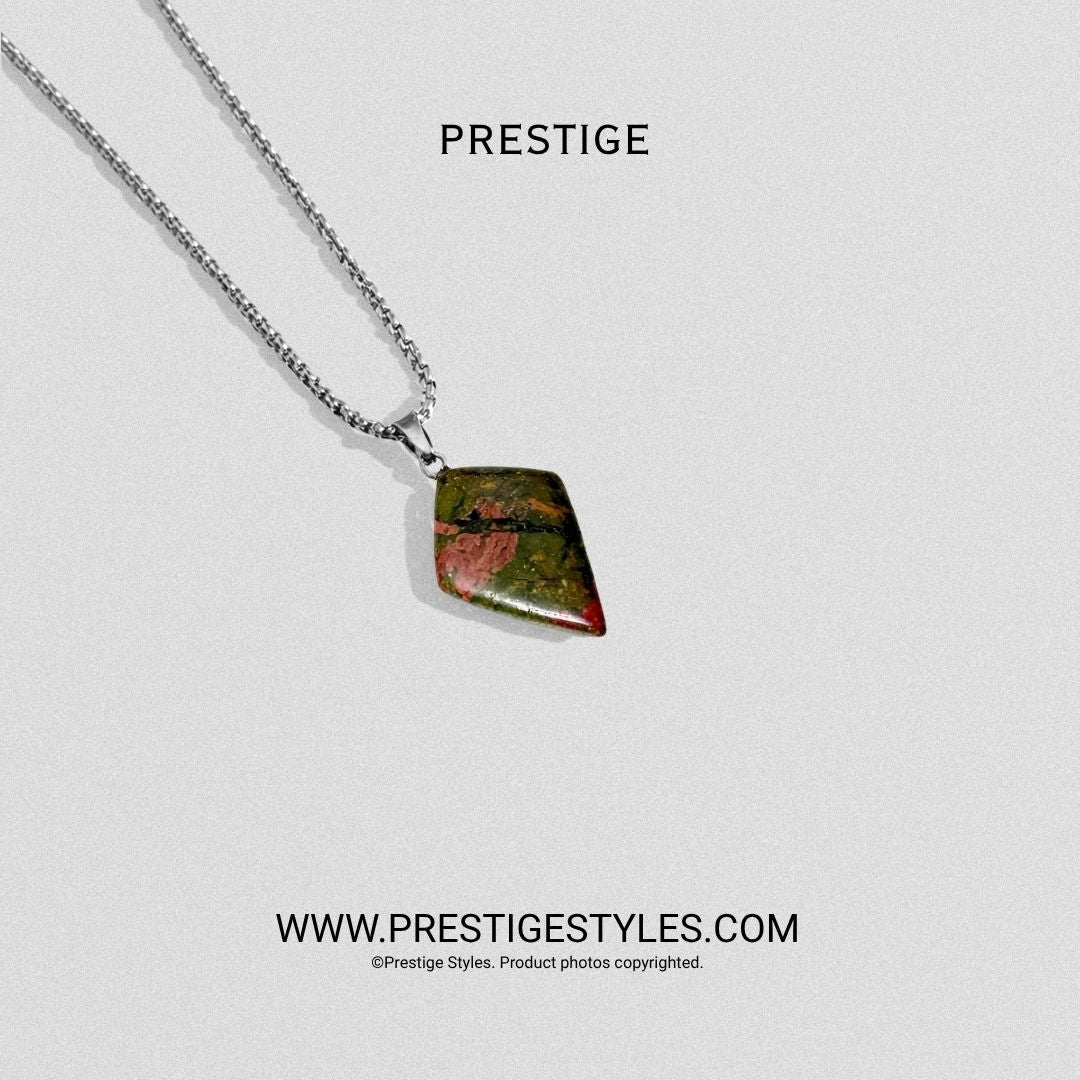 Crimson Crest Pendant with Chain - Prestige Styles - Bangladesh