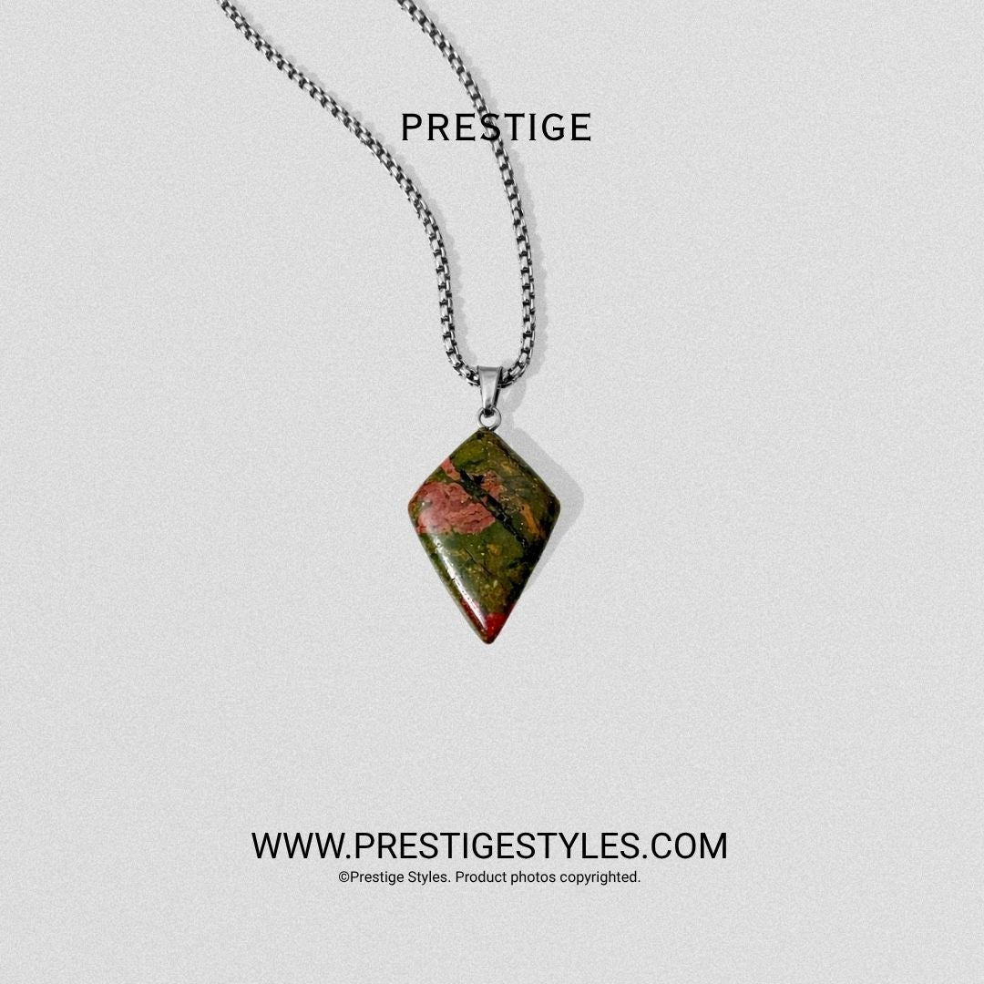 Crimson Crest Pendant with Chain - Prestige Styles - Bangladesh