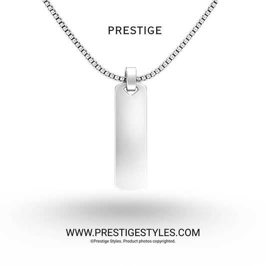 Eclipse Silver Pendant with chain - Prestige Styles