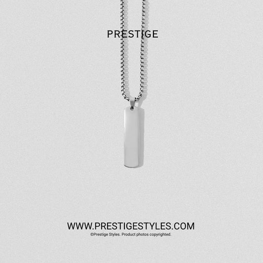 Eclipse Silver Pendant with chain - Prestige Styles - Bangladesh