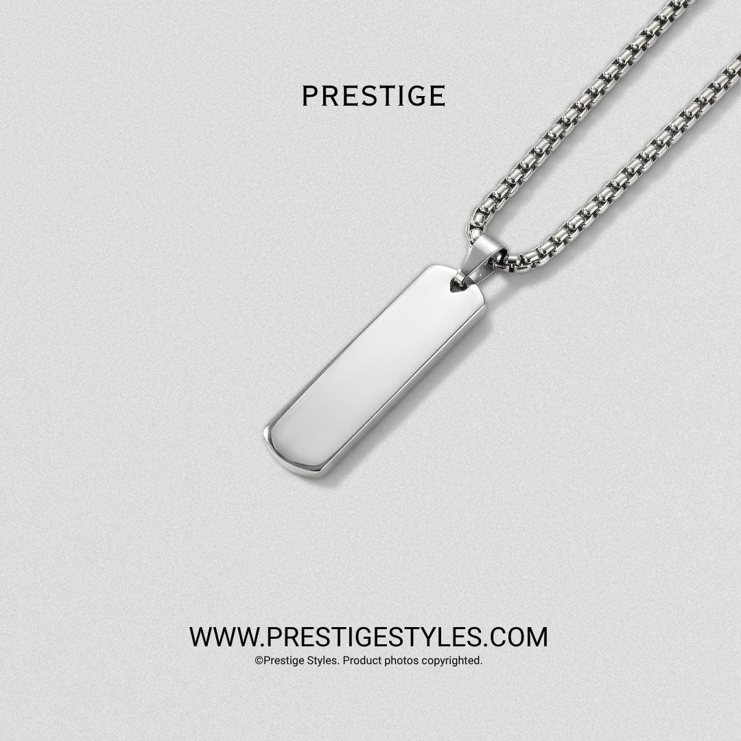 Eclipse Silver Pendant with chain - Prestige Styles - Bangladesh