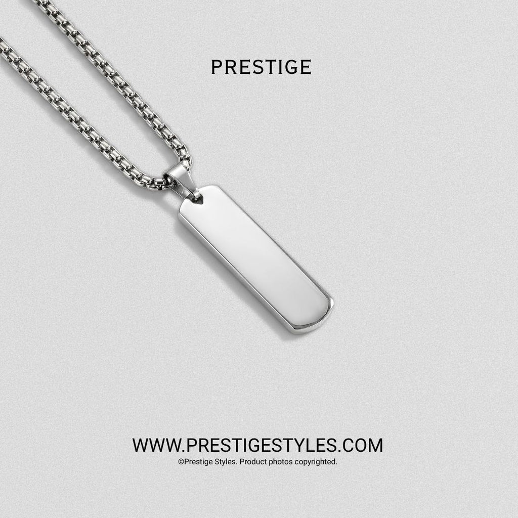 Eclipse Silver Pendant with chain - Prestige Styles - Bangladesh