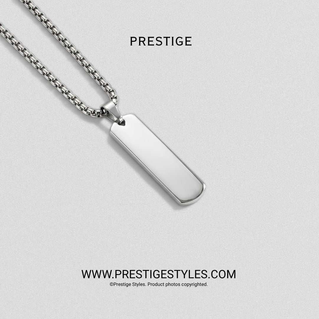Eclipse Silver Pendant with chain - Prestige Styles - Bangladesh