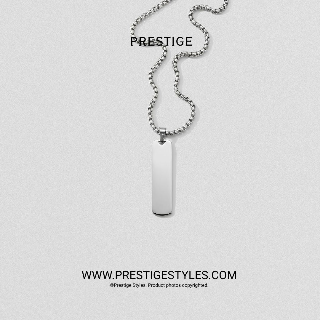 Eclipse Silver Pendant with chain - Prestige Styles - Bangladesh