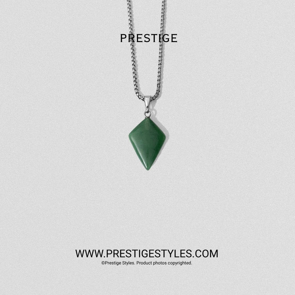 Emerald Crest Pendant with Chain - Prestige Styles - Bangladesh