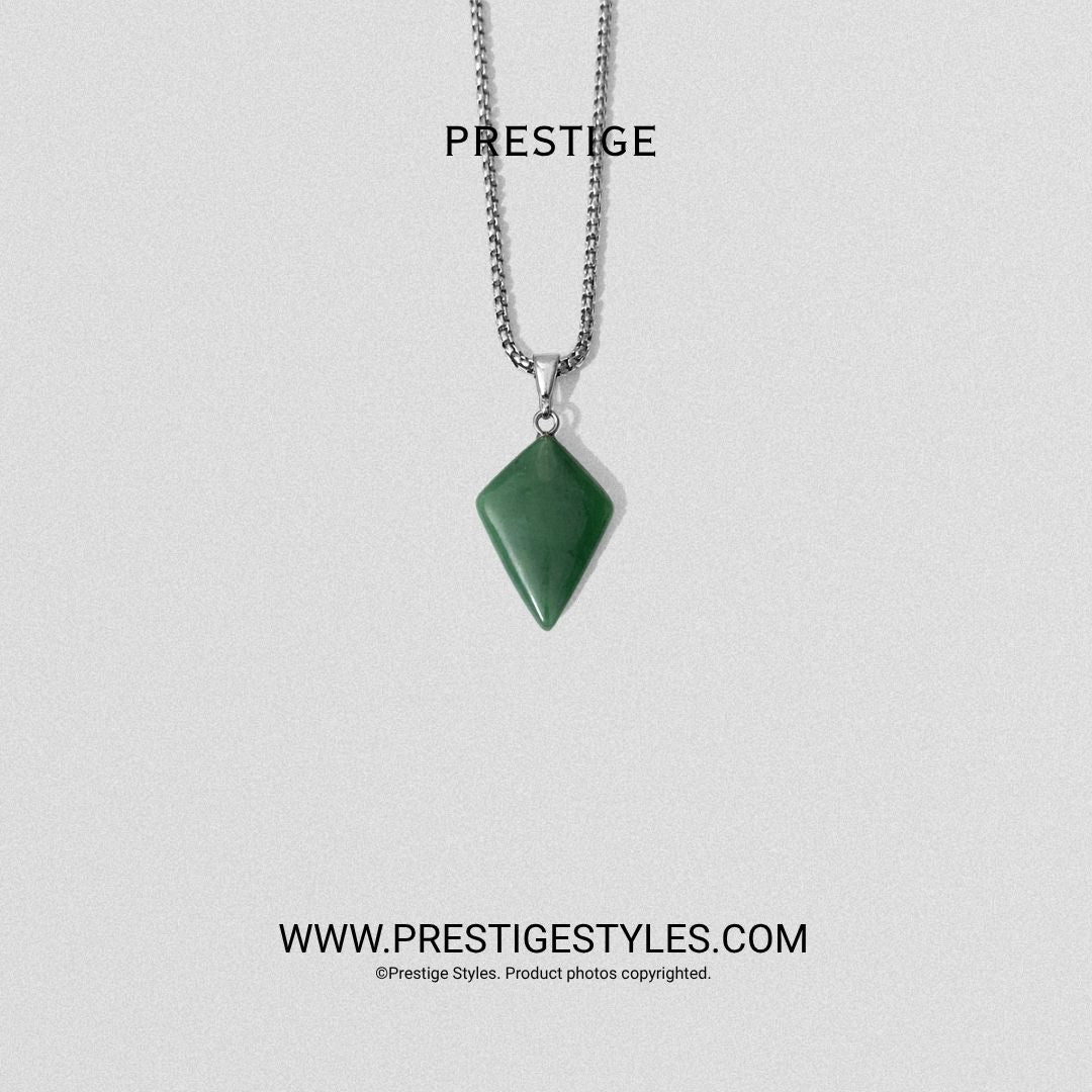 Emerald Crest Pendant with Chain - Prestige Styles - Bangladesh
