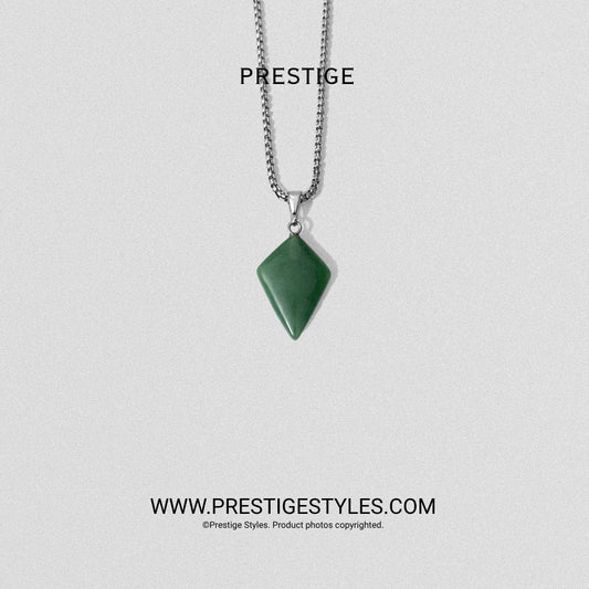 Emerald Crest Pendant with Chain - Prestige Styles - Bangladesh
