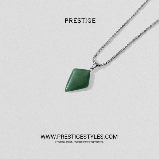 Emerald Crest Pendant with Chain - Prestige Styles - Bangladesh