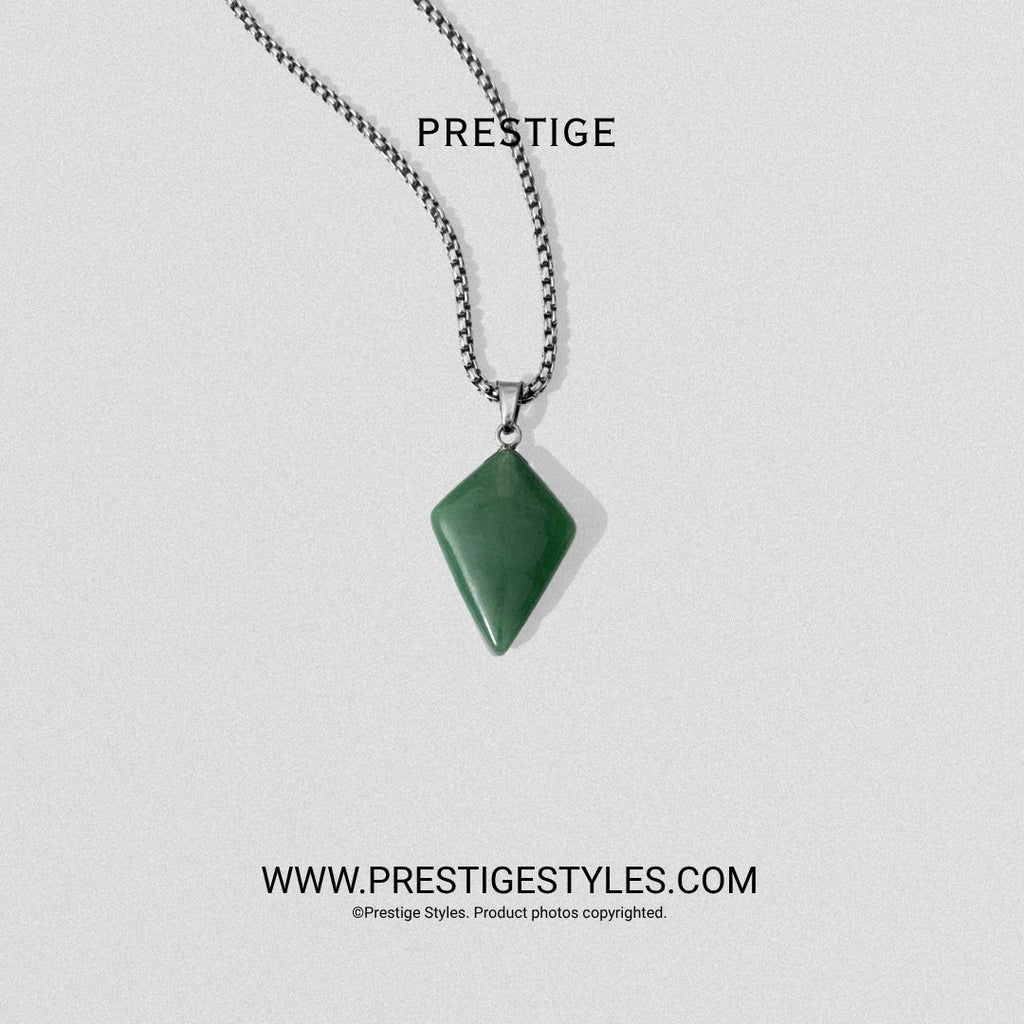 Emerald Crest Pendant with Chain - Prestige Styles - Bangladesh