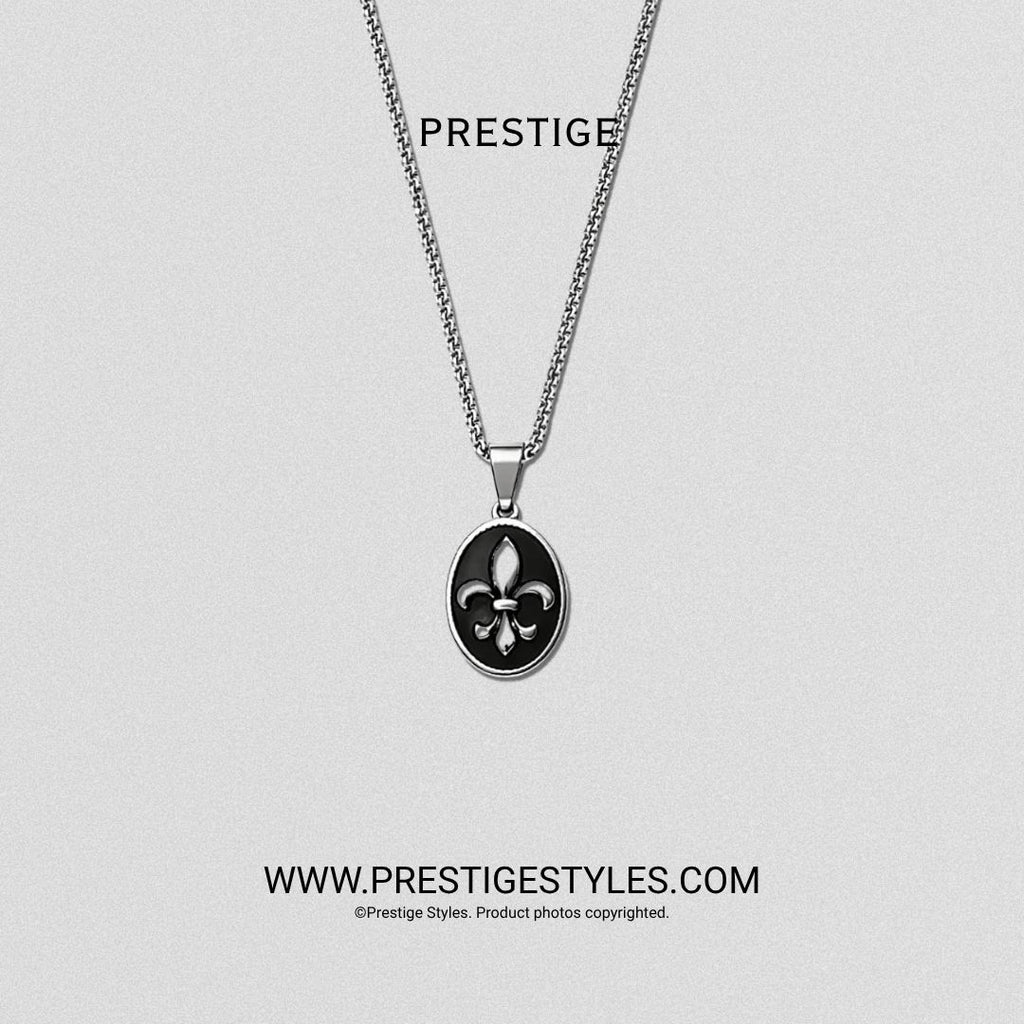 Fleur-de-lis Pendant with Chain - Prestige Styles - Bangladesh