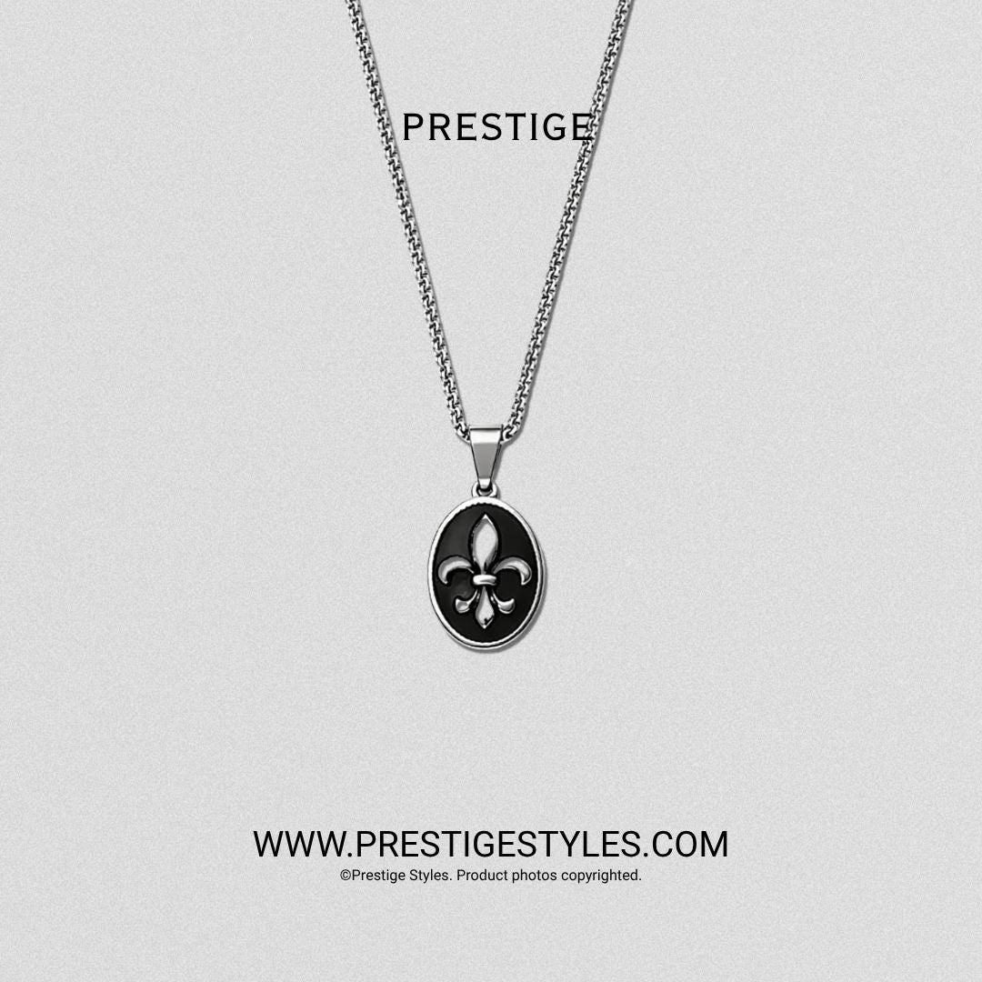 Fleur-de-lis Pendant with Chain - Prestige Styles - Bangladesh