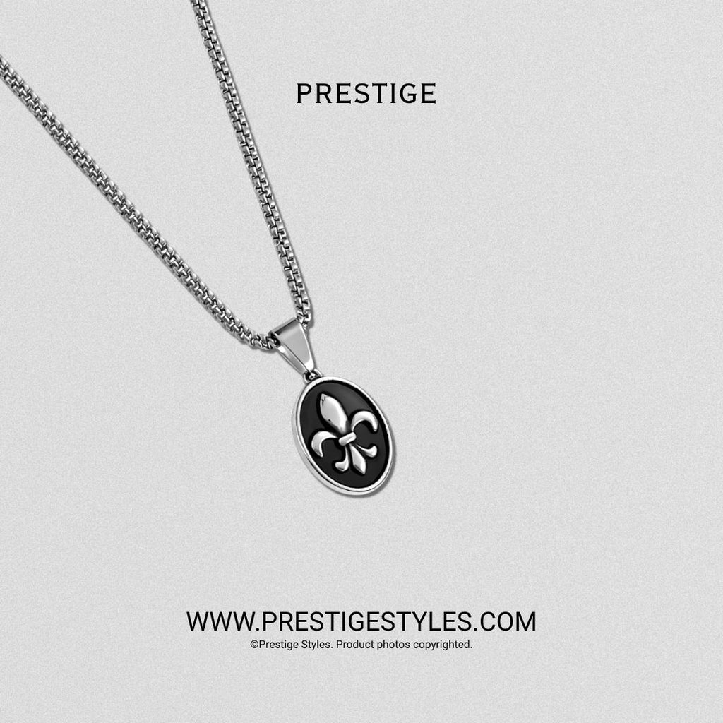 Fleur-de-lis Pendant with Chain - Prestige Styles - Bangladesh