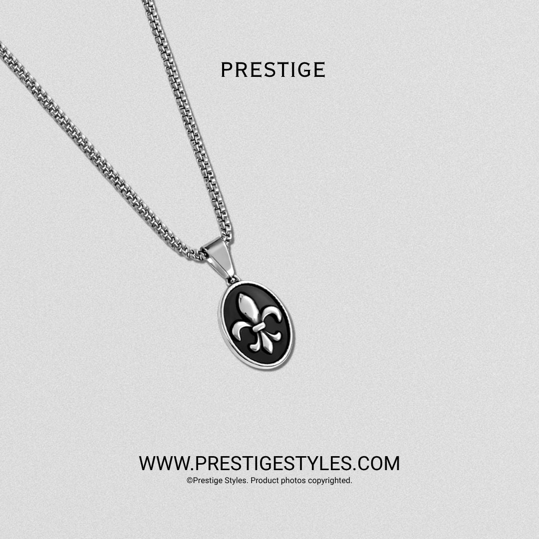 Fleur-de-lis Pendant with Chain - Prestige Styles - Bangladesh