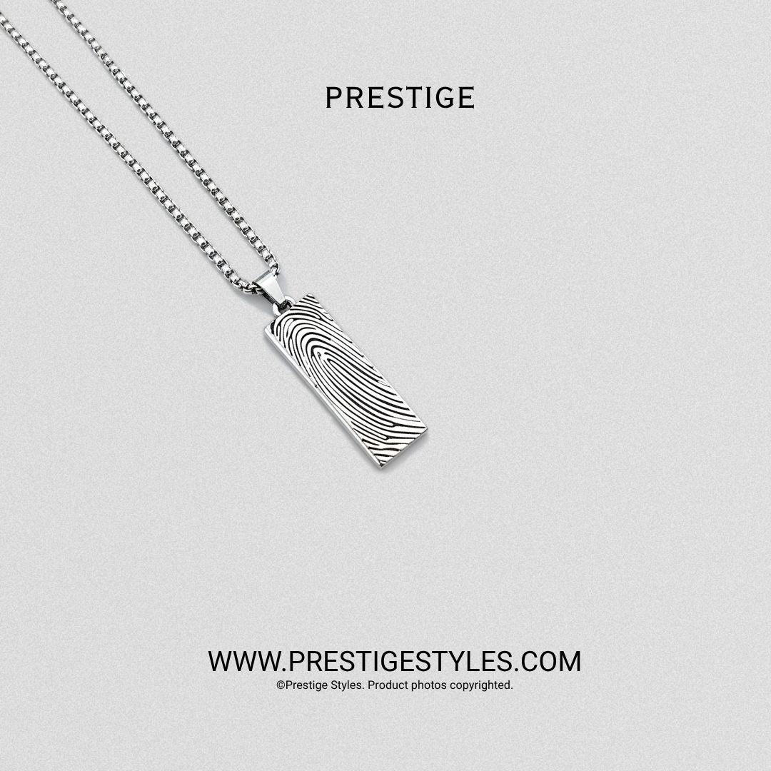 Ghostprint Pendant with Chain - Prestige Styles - Bangladesh