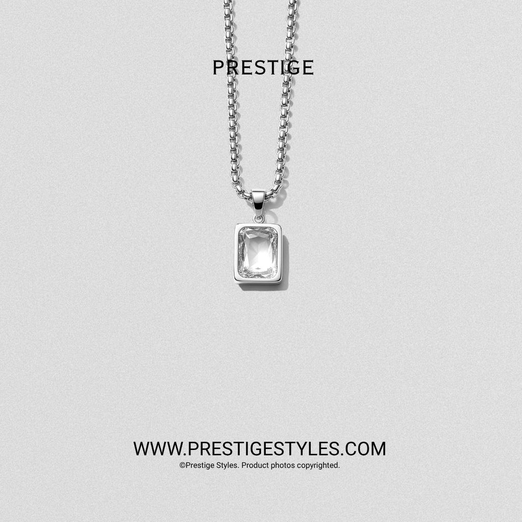 Grimline Silver Pendant With Chain - Prestige Styles - Bangladesh