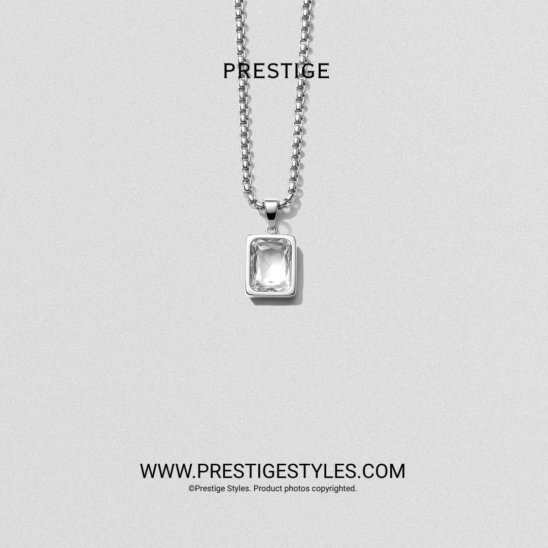 Grimline Silver Pendant With Chain - Prestige Styles - Bangladesh