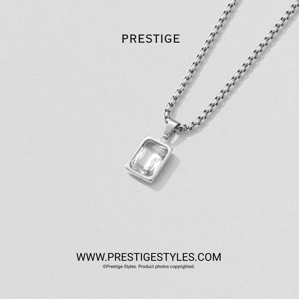 Grimline Silver Pendant With Chain - Prestige Styles - Bangladesh