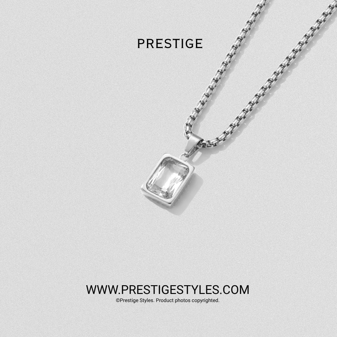 Grimline Silver Pendant With Chain - Prestige Styles - Bangladesh