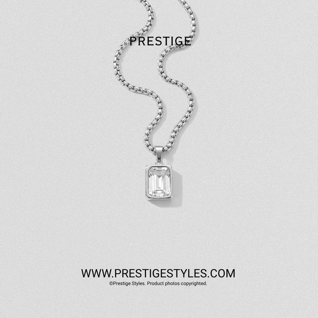 Grimline Silver Pendant With Chain - Prestige Styles - Bangladesh