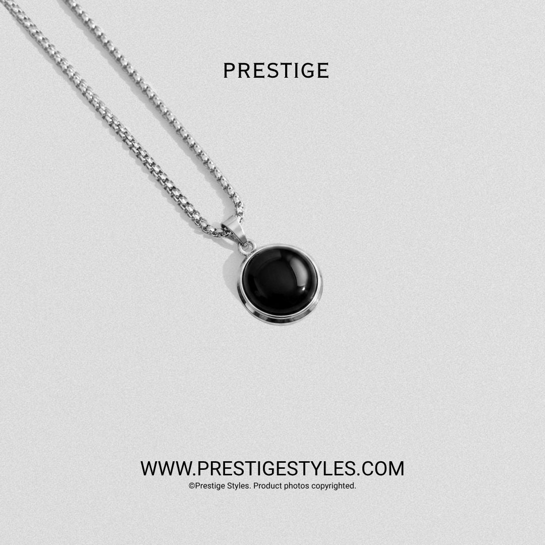 Hadestone Pendant With Chain - Prestige Styles - Bangladesh