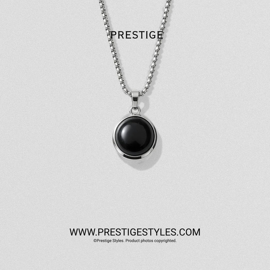 Hadestone Pendant With Chain - Prestige Styles - Bangladesh