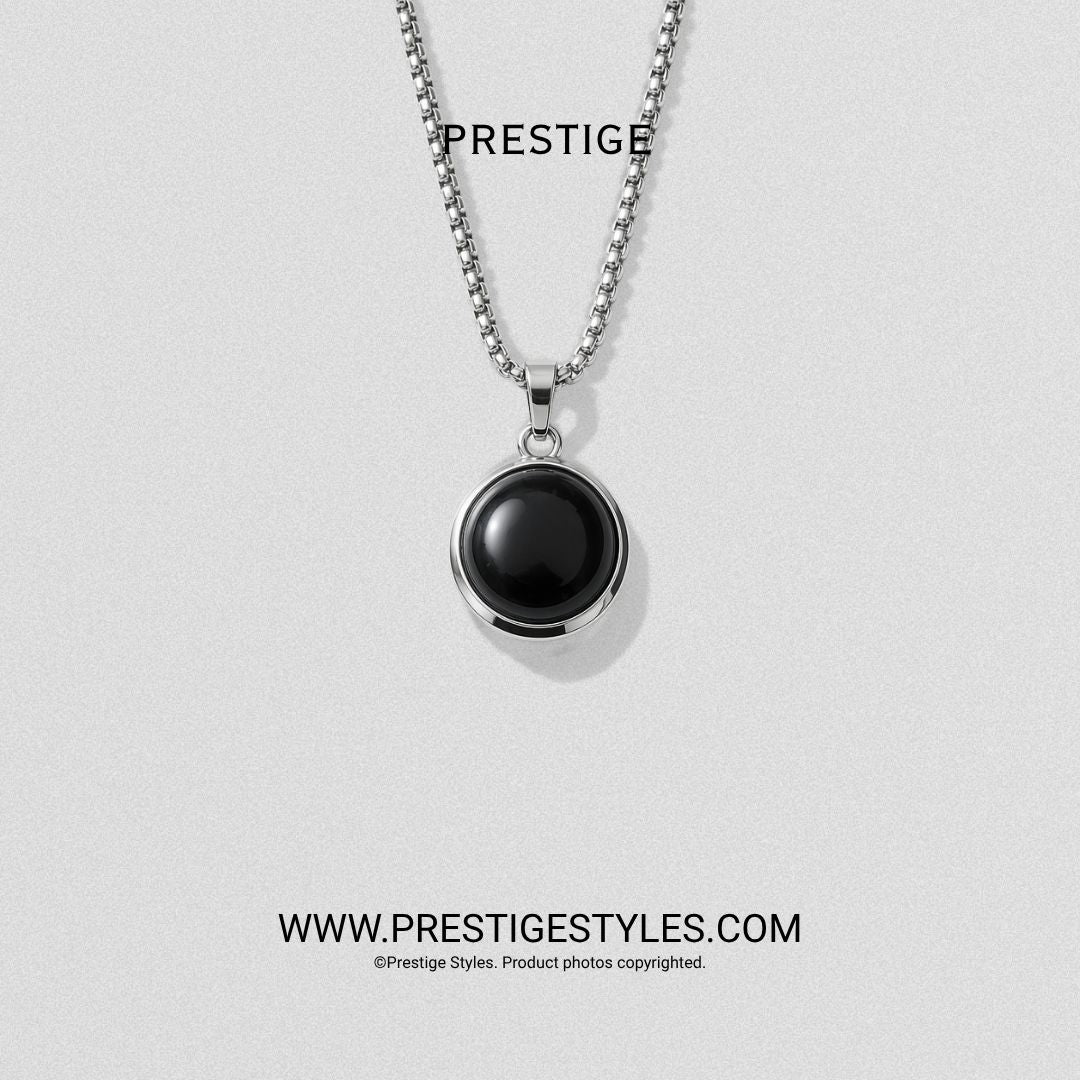 Hadestone Pendant With Chain - Prestige Styles - Bangladesh