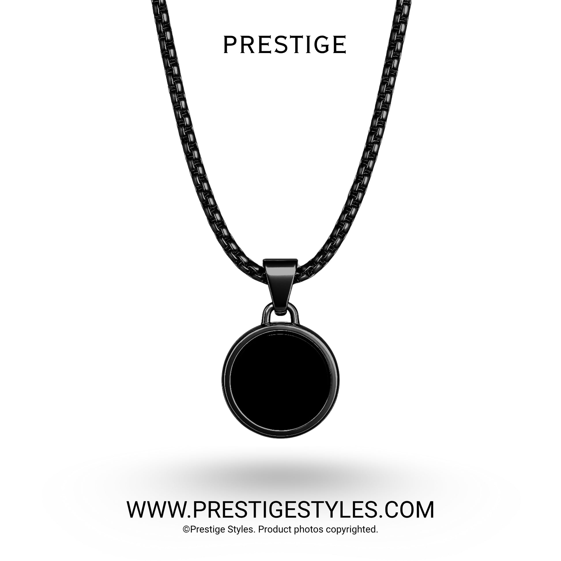 Infinite Loop Silver Pendant with Chain - Prestige Styles