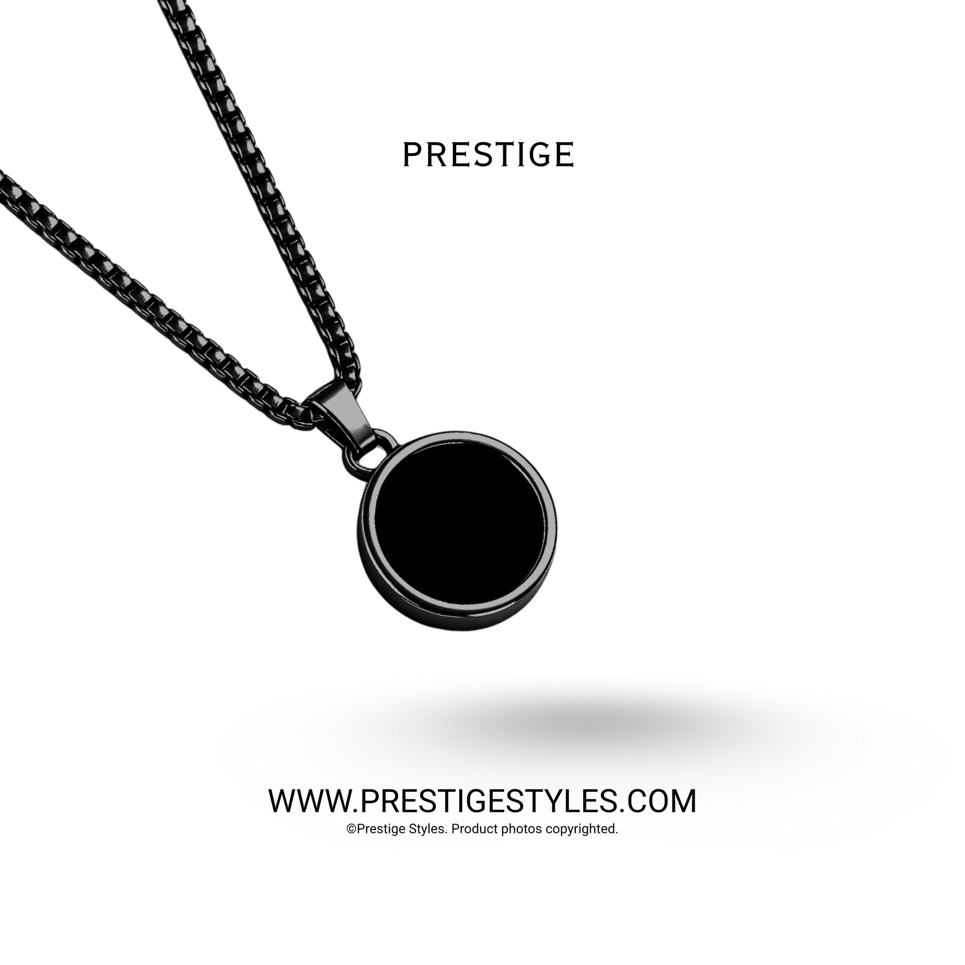 Infinite Loop Silver Pendant with Chain - Prestige Styles