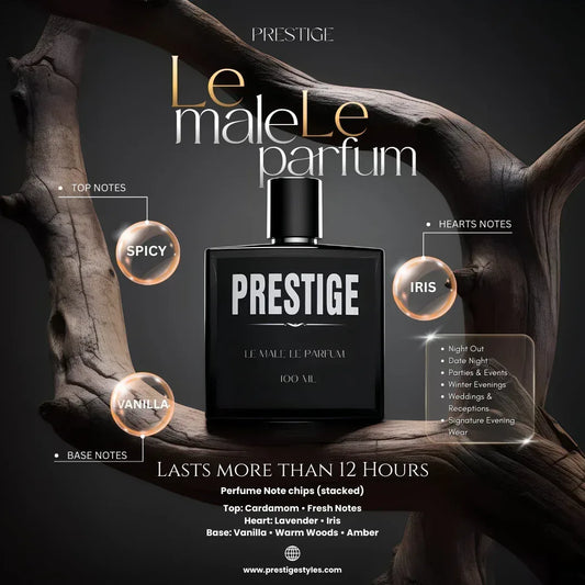 Le Male Le Parfum (Prestige Inspired) - Prestige Styles - Prestige Perfume - Perfume