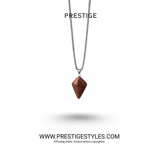 Men's molten pendant with chain, Prestige brand, made in Bangladesh