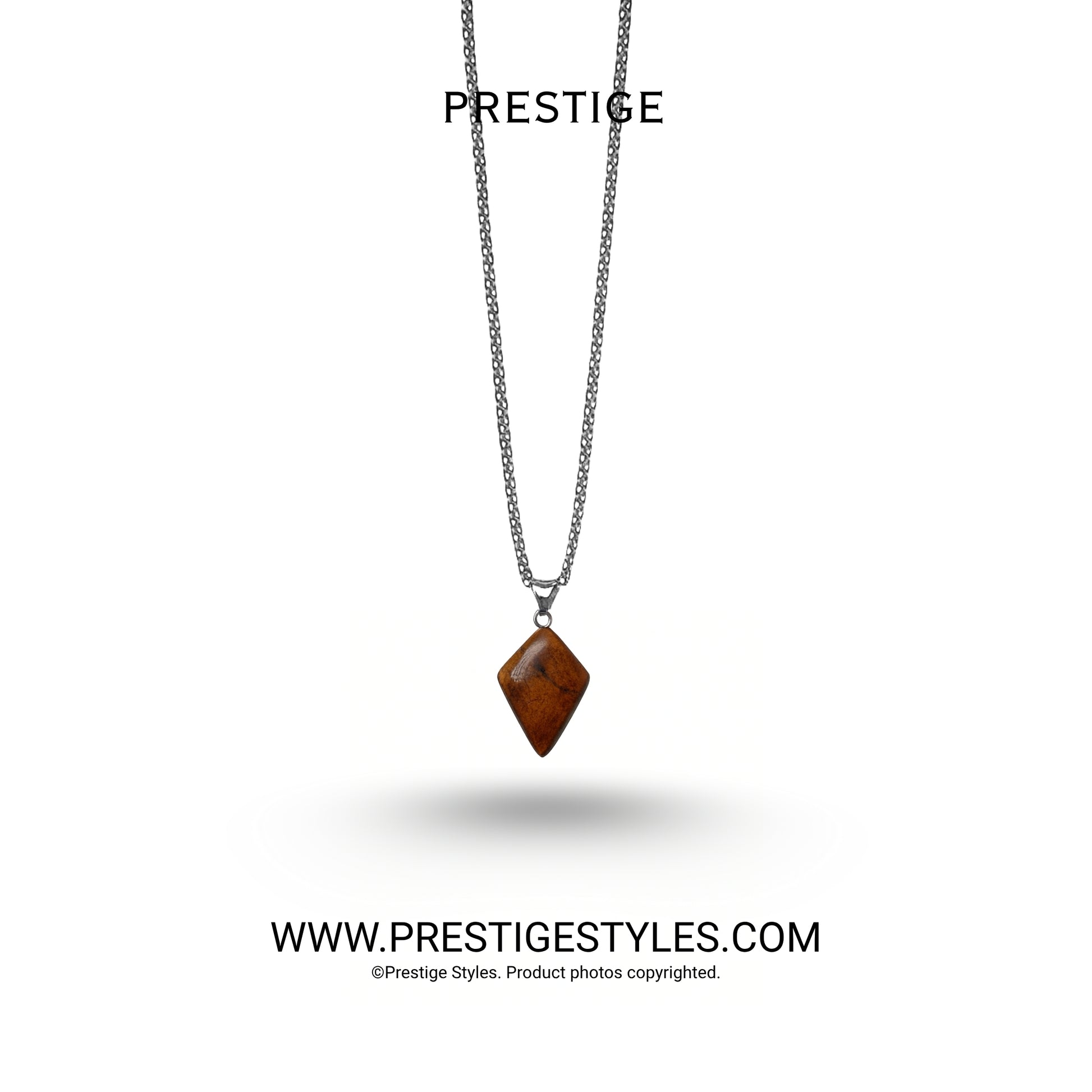 Men's molten pendant with chain, Prestige brand, made in Bangladesh