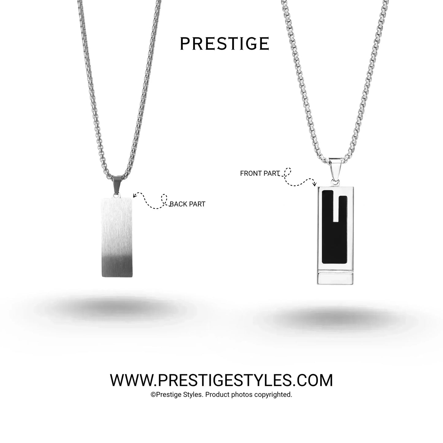 Monolith Pendant with Chain - Prestige Styles - - Pendant with Chain