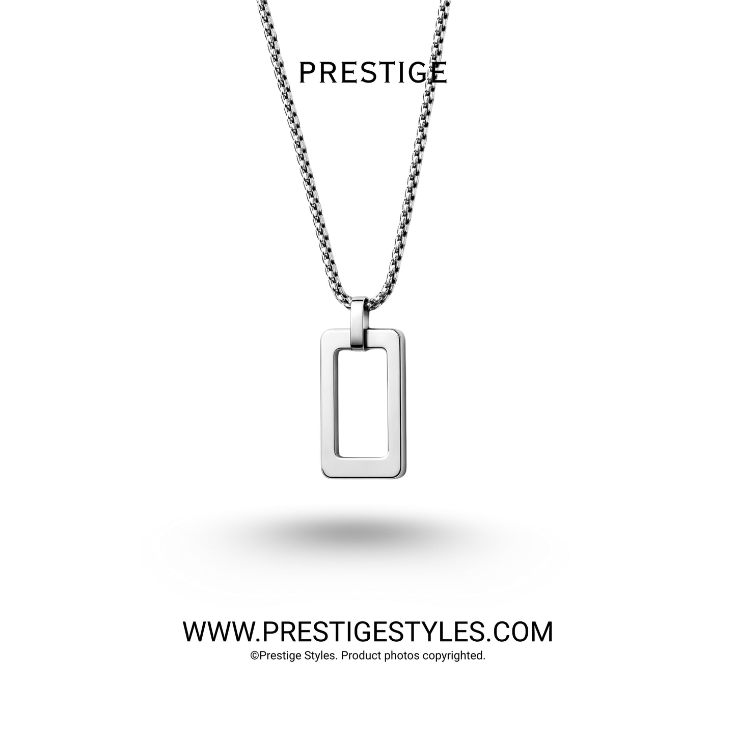 Prestige Tnether Edge men's fashion pendant and chain, stylish accessory from Bangladesh