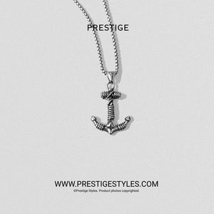 Nova Anchor Pendant With Chain