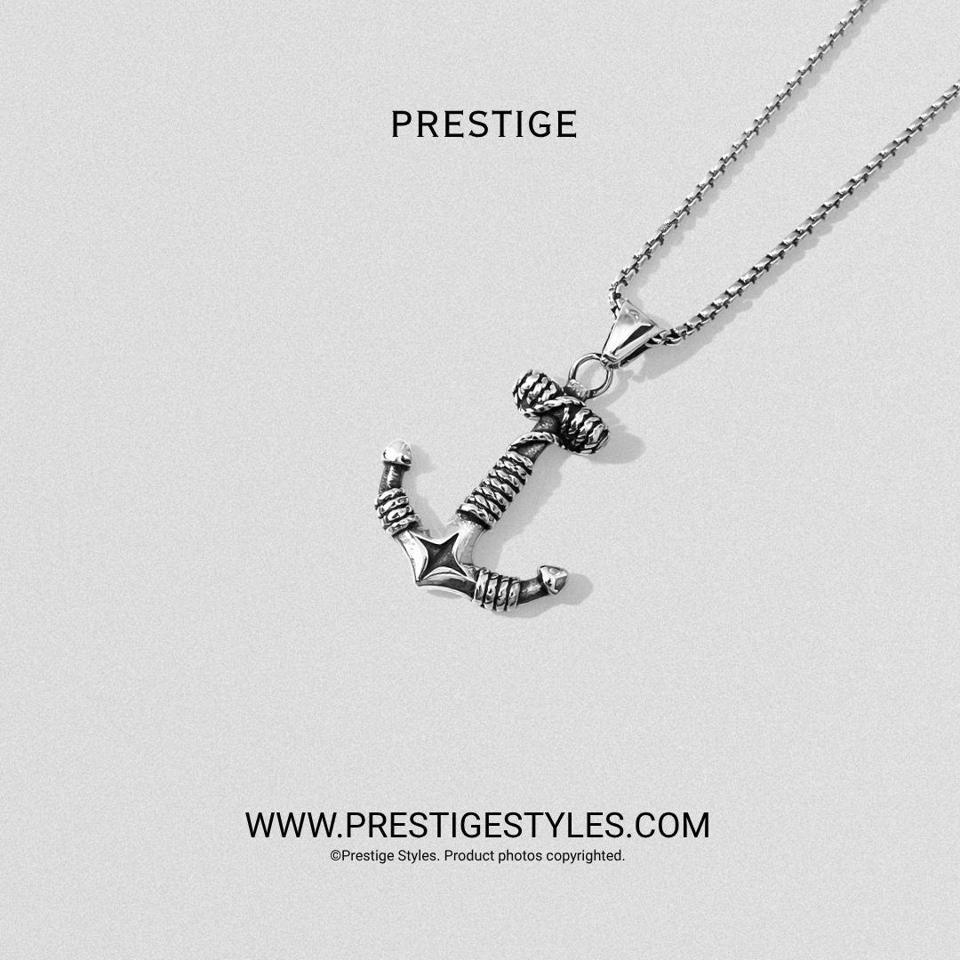 Nova Anchor Pendant With Chain - Prestige Styles - Bangladesh