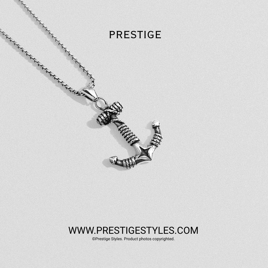 Nova Anchor Pendant With Chain - Prestige Styles - Bangladesh