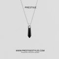 Obsidian Spike Pendant with Chain Limited Edition - Prestige Styles - Bangladesh