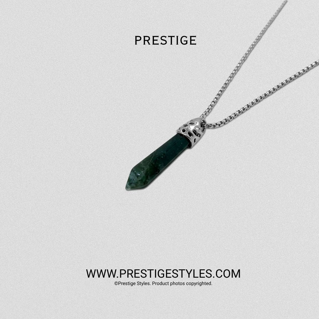 Obsidian Spike Pendant with Chain Limited Edition - Prestige Styles - Bangladesh