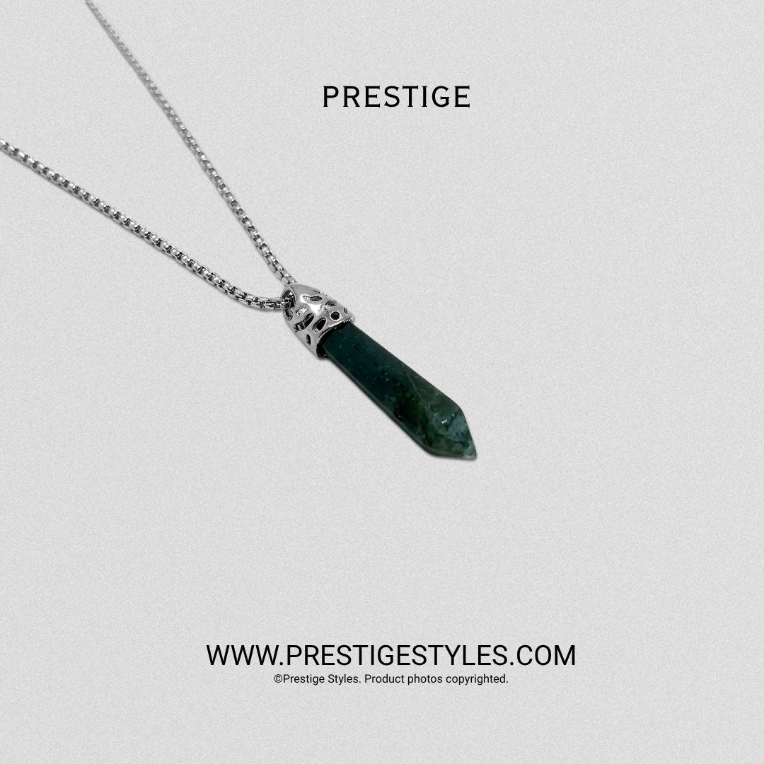 Obsidian Spike Pendant with Chain Limited Edition - Prestige Styles - Bangladesh