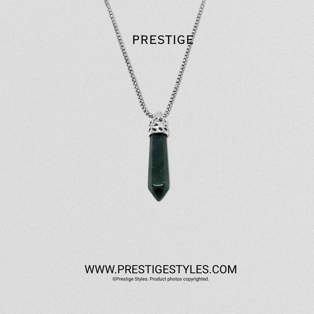 Obsidian Spike Pendant with Chain Limited Edition - Prestige Styles - Bangladesh