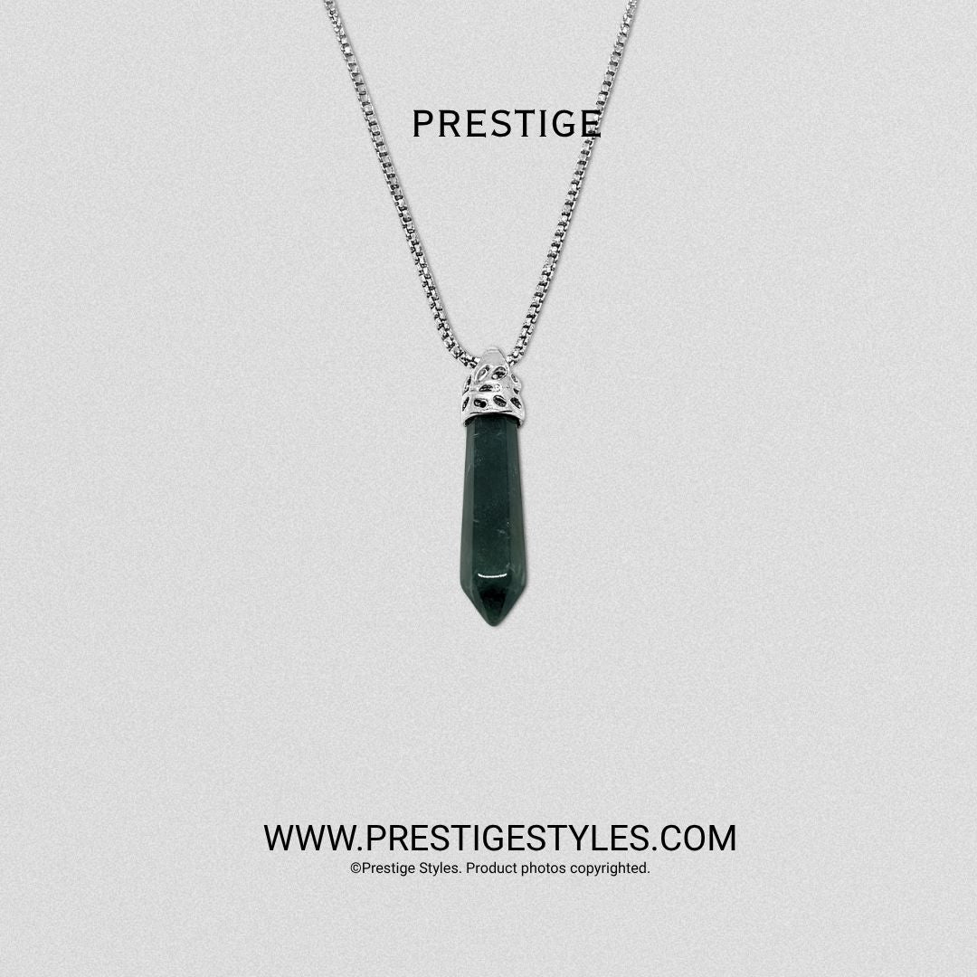 Obsidian Spike Pendant with Chain Limited Edition - Prestige Styles - Bangladesh