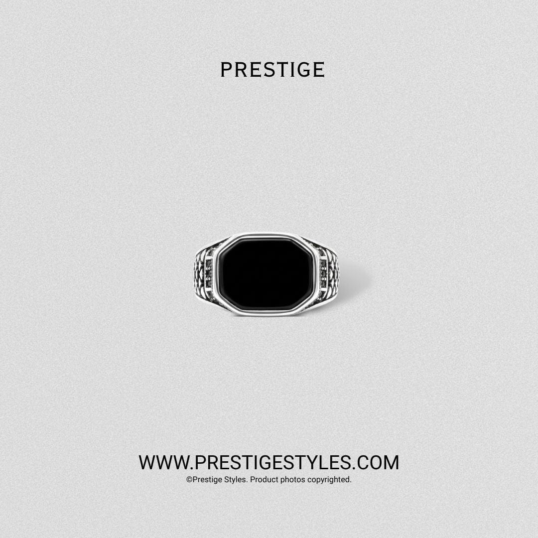 Onyx Crest Ring - Prestige Styles - Bangladesh