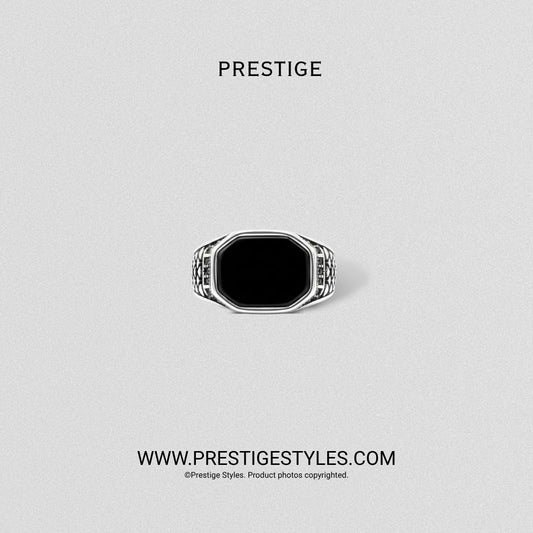 Onyx Crest Ring - Prestige Styles - Bangladesh