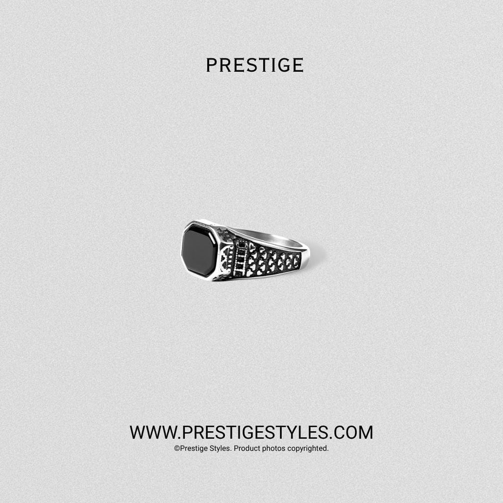 Onyx Crest Ring - Prestige Styles - Bangladesh