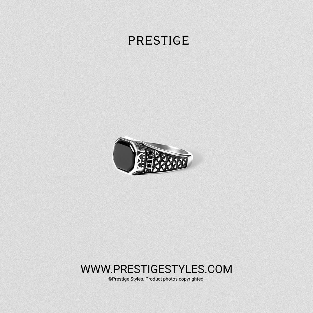 Onyx Crest Ring - Prestige Styles - Bangladesh